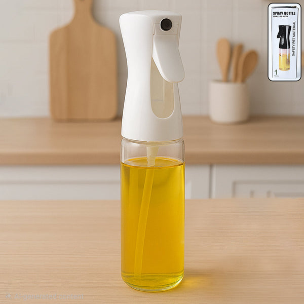 Plastic Oil Spray Bottle - Versatile Kitchen Gadgets (250 Ml Approx  With White Box)